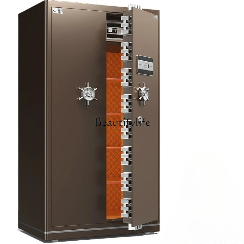 

02Safe Large home office 1.8 meters high Door door Golden warehouse Fingerprint single and double safe