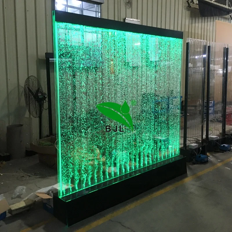 التخصيص. لوحة حائط فقاعات الماء من الأكريليك لحوض السمك عالي الجودة مع ضوء LED لتزيين المنزل والفندق #5