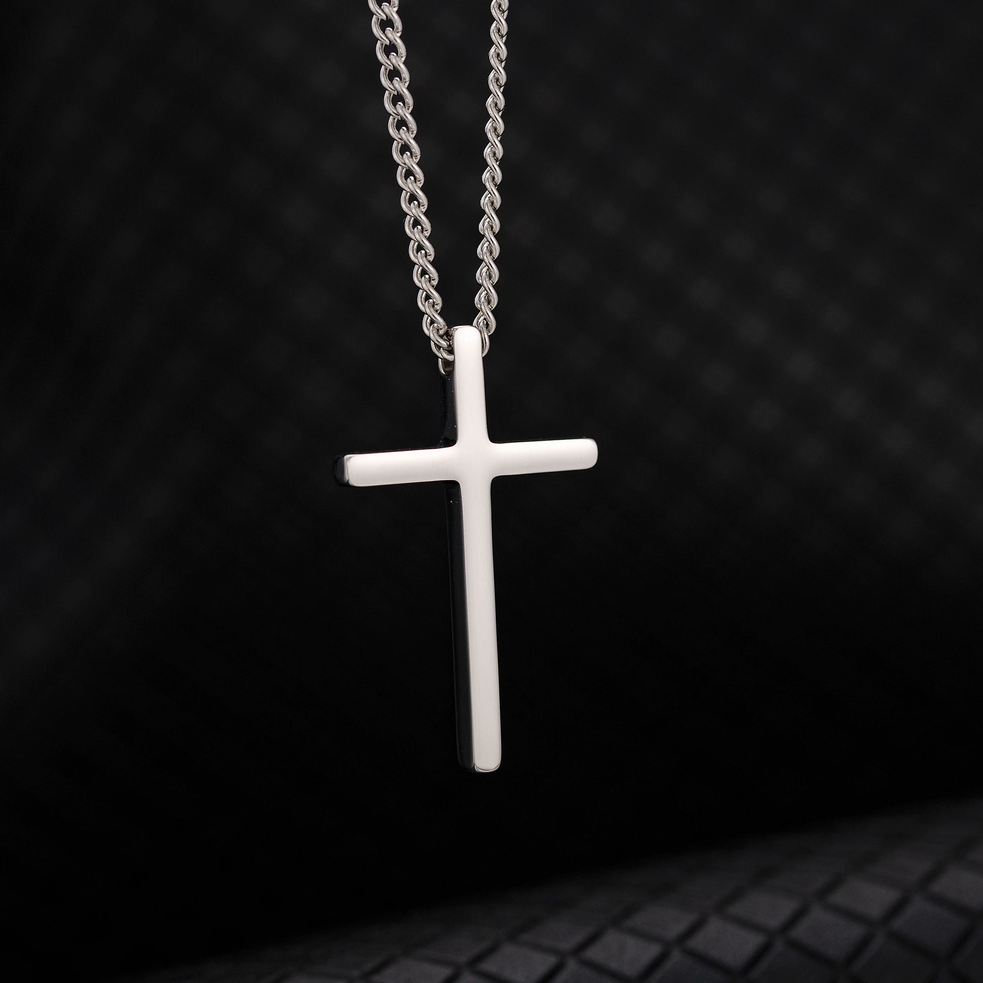 Edelstahl Kreuz Charms für Schmuck herstellung Halsketten DIY Religion Kreuze Anhänger Zubehör liefert handgemachte Ergebnisse – Detail 2