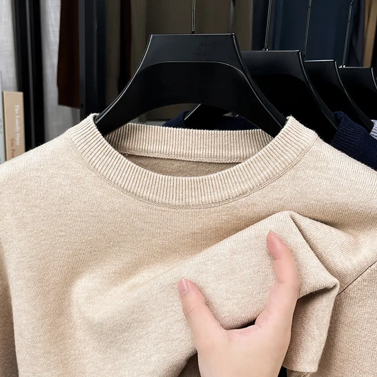 

Warm Long Sve Ne Knitted Sweater Winter Busin Menswear Comfortable Breathable Moisture ng Non Sinkage