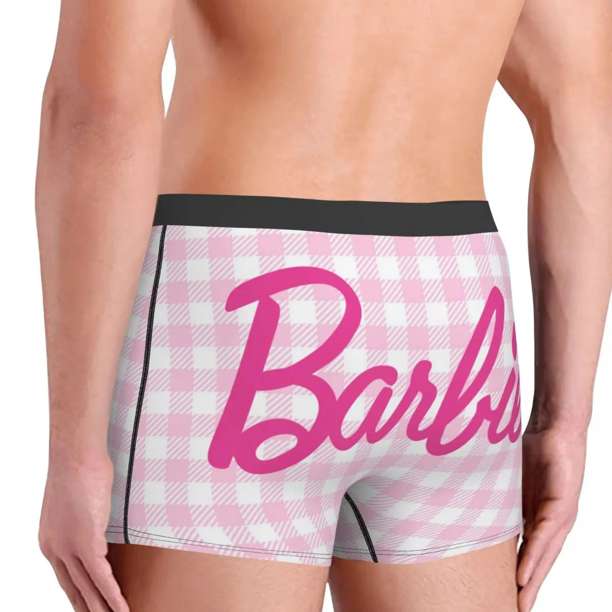 Custom Barbie Underwear Men Print Boxer Briefs Shorts Panties Breathable Underpants