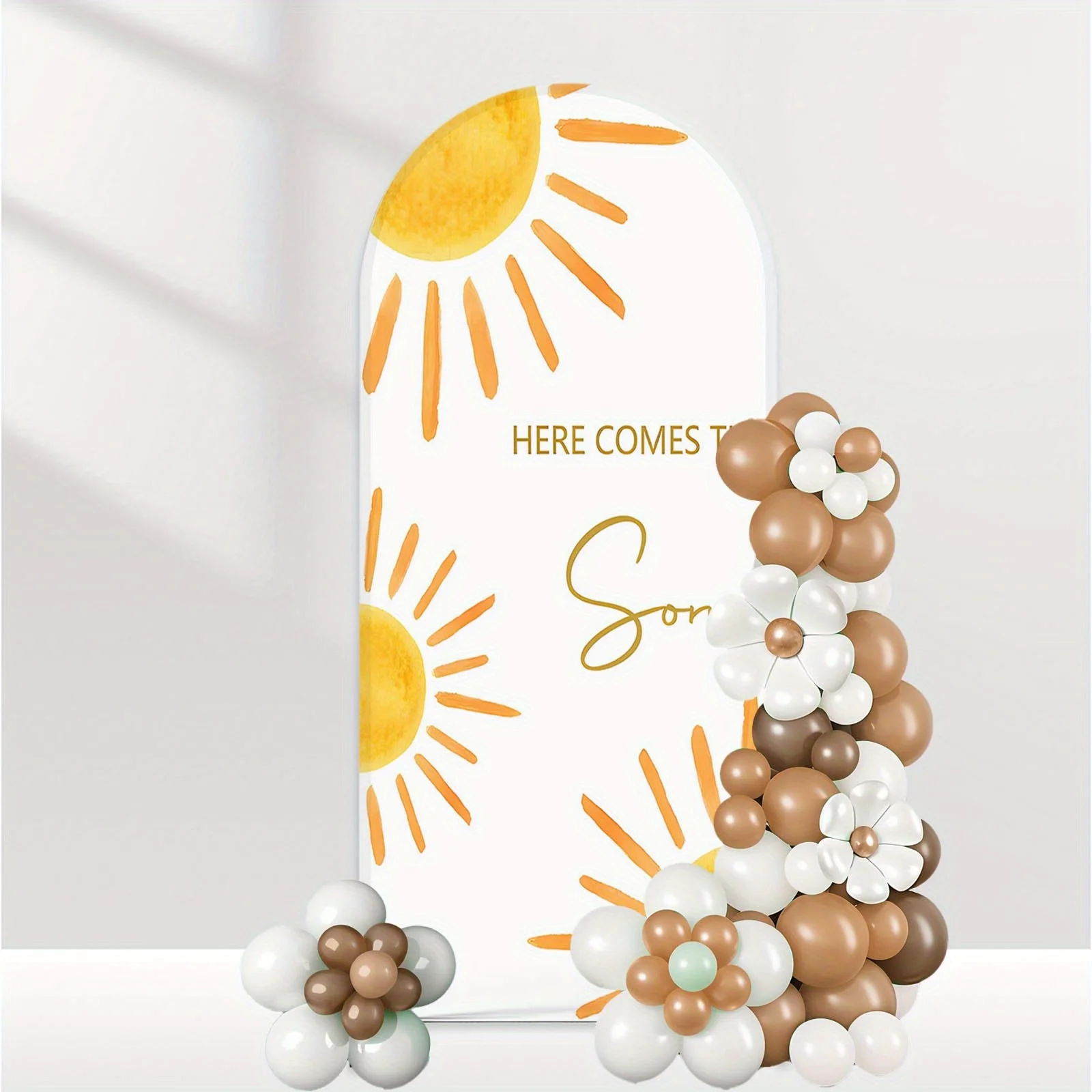 

VIKAMA солнечный арковый фон для фотосъемки, украшение для дня рождения, вечеринки, украшения для свадебной вечеринки