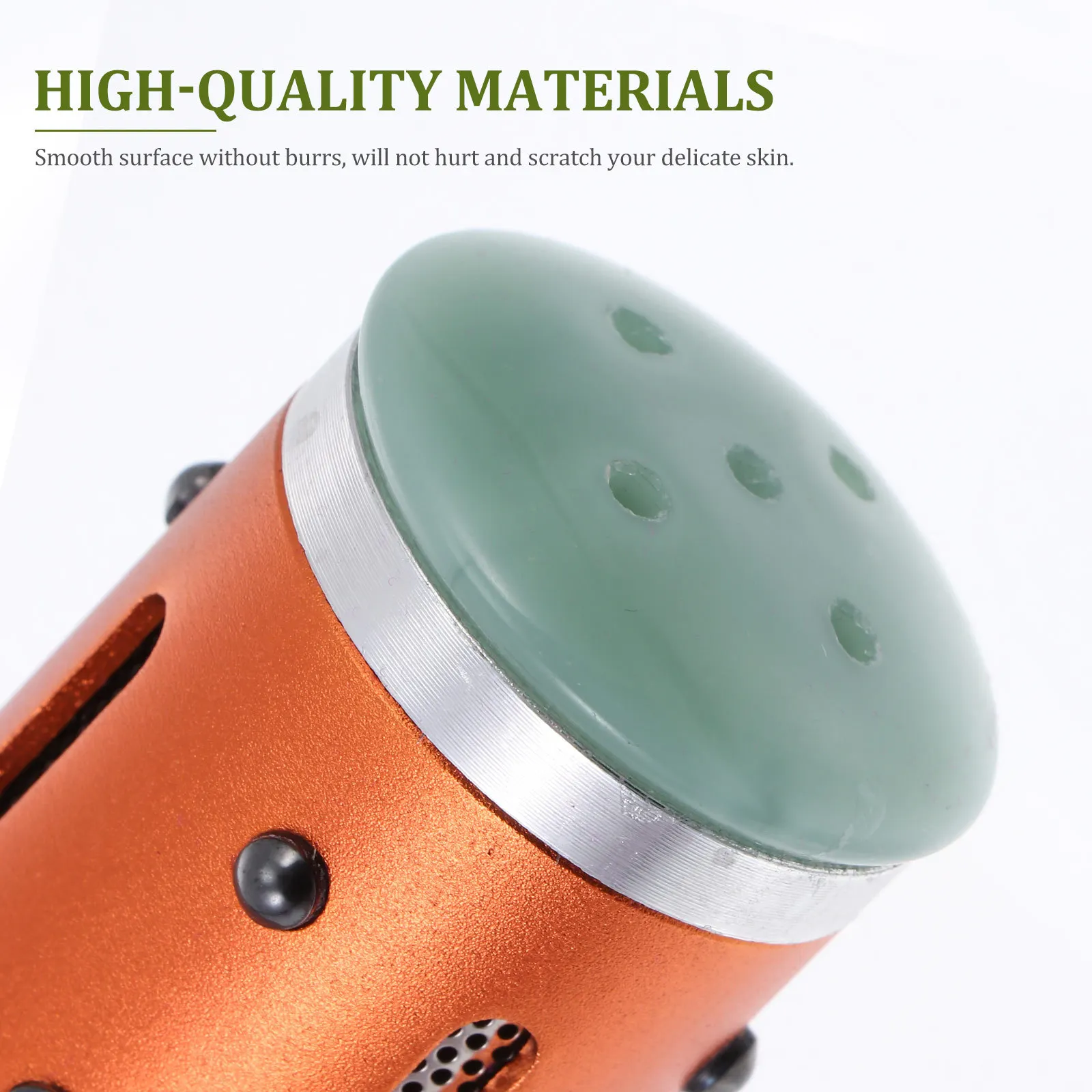 

Portable Jade Moxibustion Stick Body Massager Assorted Color Massage Moxa Rod Tool Therapy Stress Relief Massager