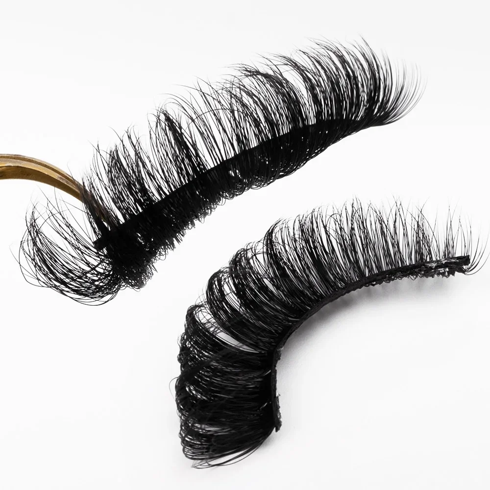 NEUE 6 Paar 8D-Nerzwimpern, 100 % tierversuchsfreie Wimpern, wiederverwendbare Wimpern, natürliche Wispy-Falsche Wimpern, Make-up-Streifen, flauschige Katzenwimpern