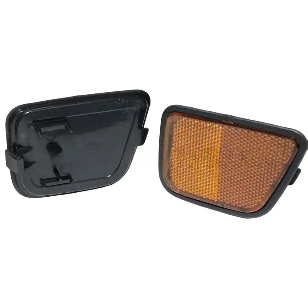 Night Visibility Yellow Bumper Reflector Set Automotive Lighting Parts Car Fog Lamp Direct Fit Front Pair Included