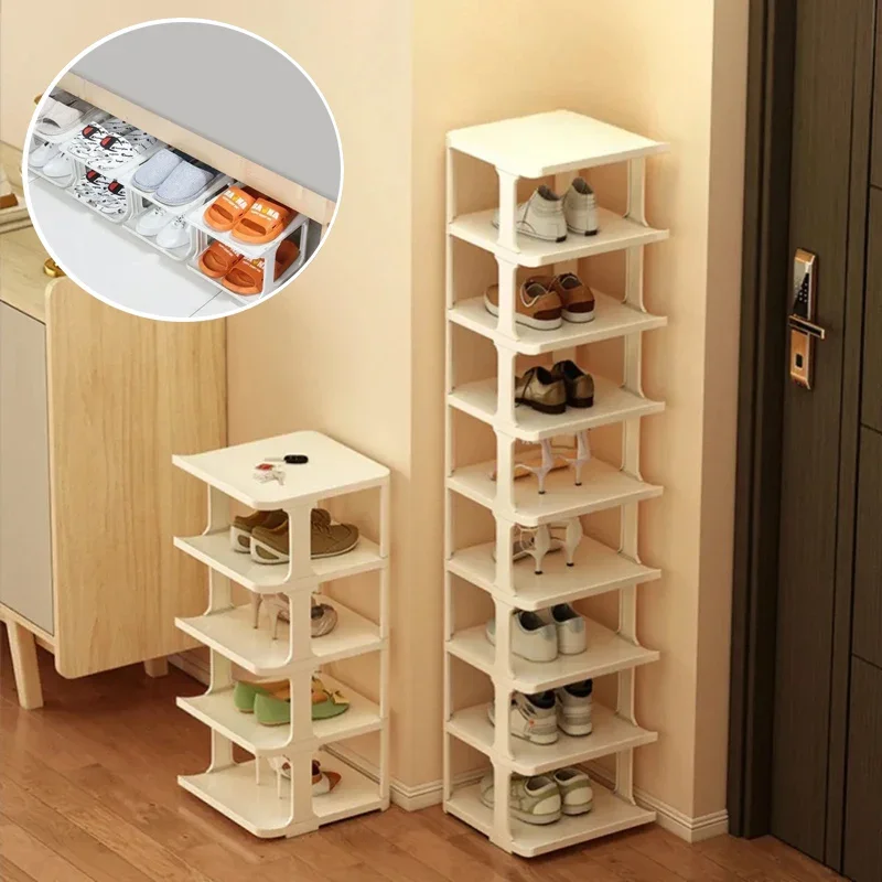 2-9-Layer Shoe Rack Standing Stackable Shoes Rack Space-saving Removable Racks Bedroom Dormitory Organizer Household Furniture