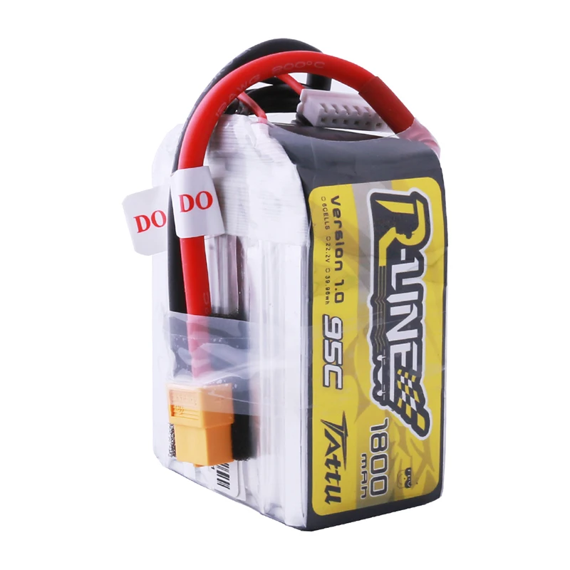 TATTU R-LINE 1.0 Batería LiPo 6S 1800mAh 95C XT60 para Dron FPV - imagen 3