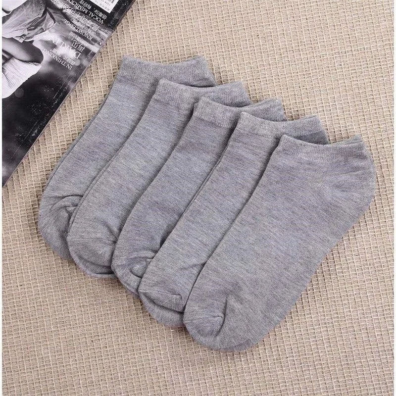 5pcs/set Low Cut Socks Shallow Invisible Socks Summer Short Socks Pure Cotton Breathable Socks Medias Socks for Women