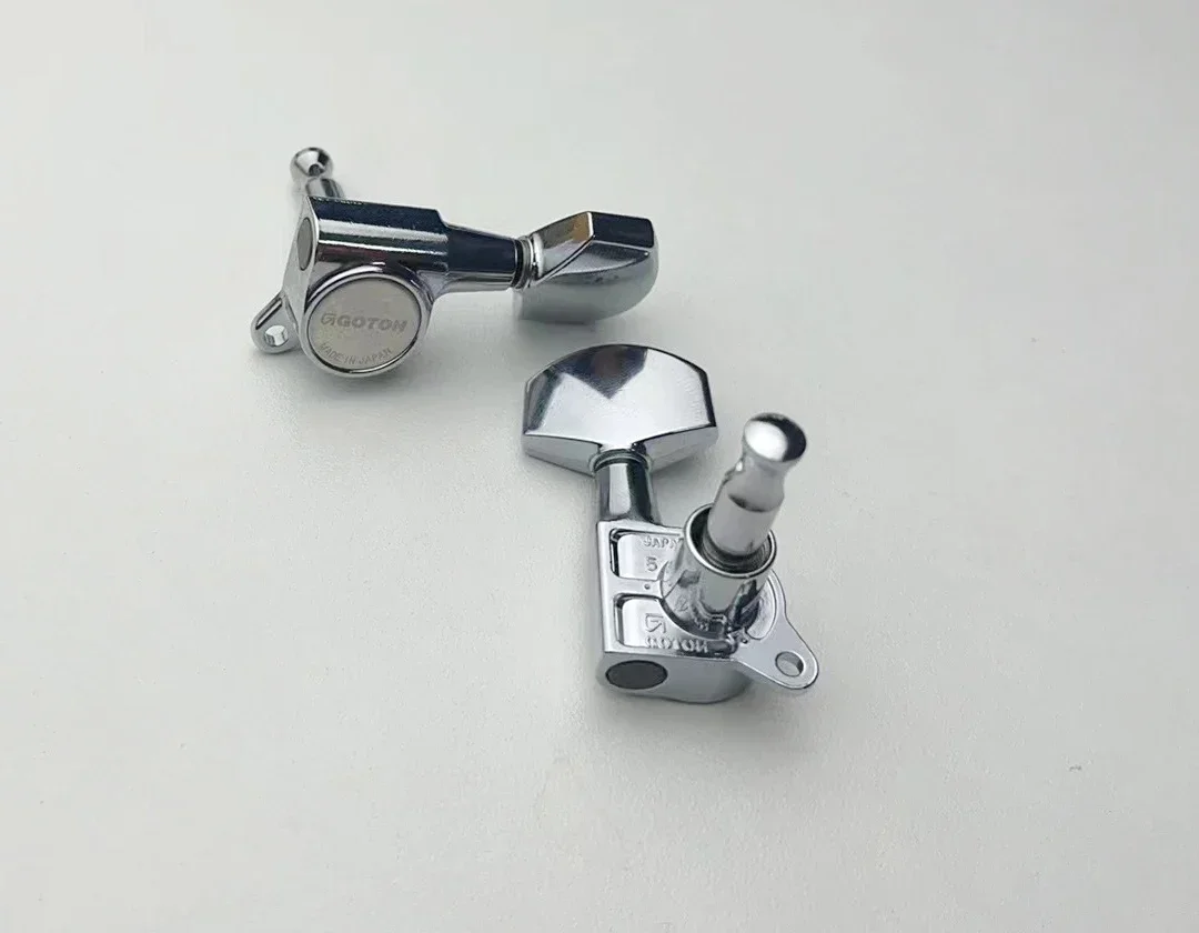 Original GOTOH SG381-01 Electric Guitar Machine Heads Tuners ( Chrome ) Tuning Peg MADE IN JAPAN {Without box}