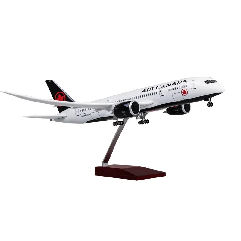 

1/130 Scale 43cm aircraft diecast B787 Dreamliner Aircraft Canada Airlines Modelwith LED Light(Touch or Sound Control) for