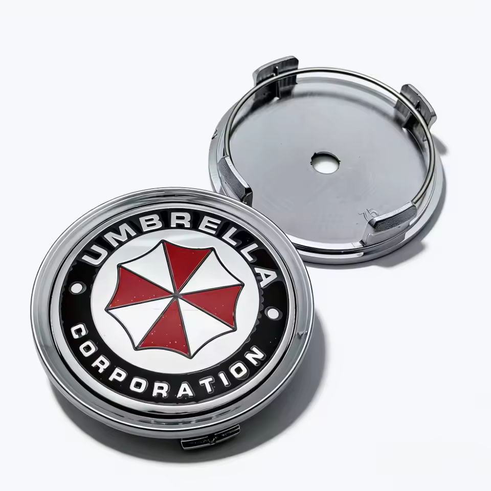 4x 75mm Umbrella Nabendeckel Radkappen Nabenkappen – Bild 3