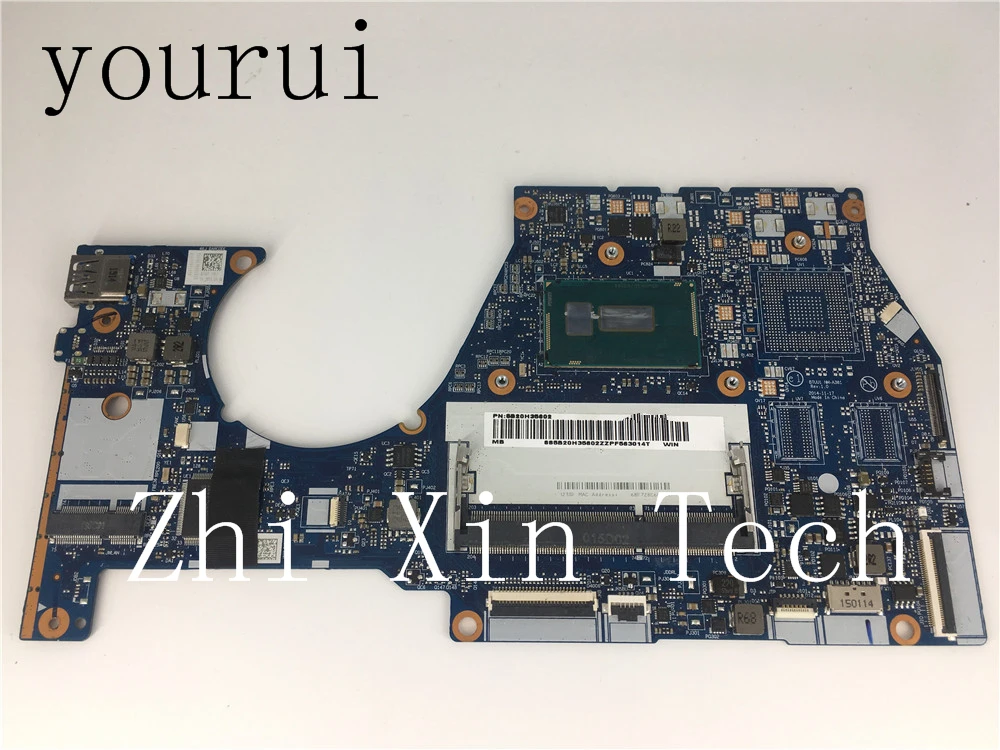 yourui Laptop Motherboard For Lenovo Yoga 3  14 Motherboard With i7-5500u Processor BTUU1 NM-A381 Test ALL functions 100%