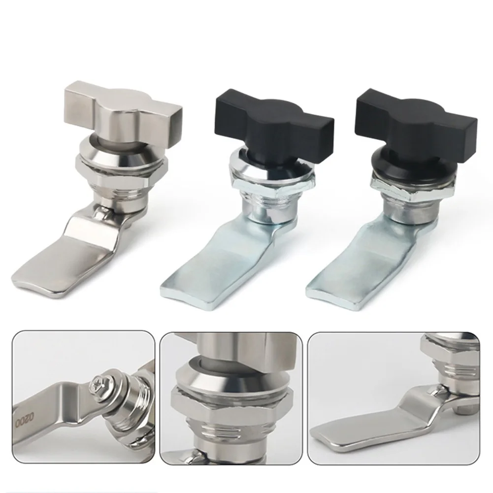 Keyless Cabinet Cam Lock Cylindrical Turn Tongue Lock Distribution Cabinet Door Lock Distribution Box Handle Lock Hardware ﻿