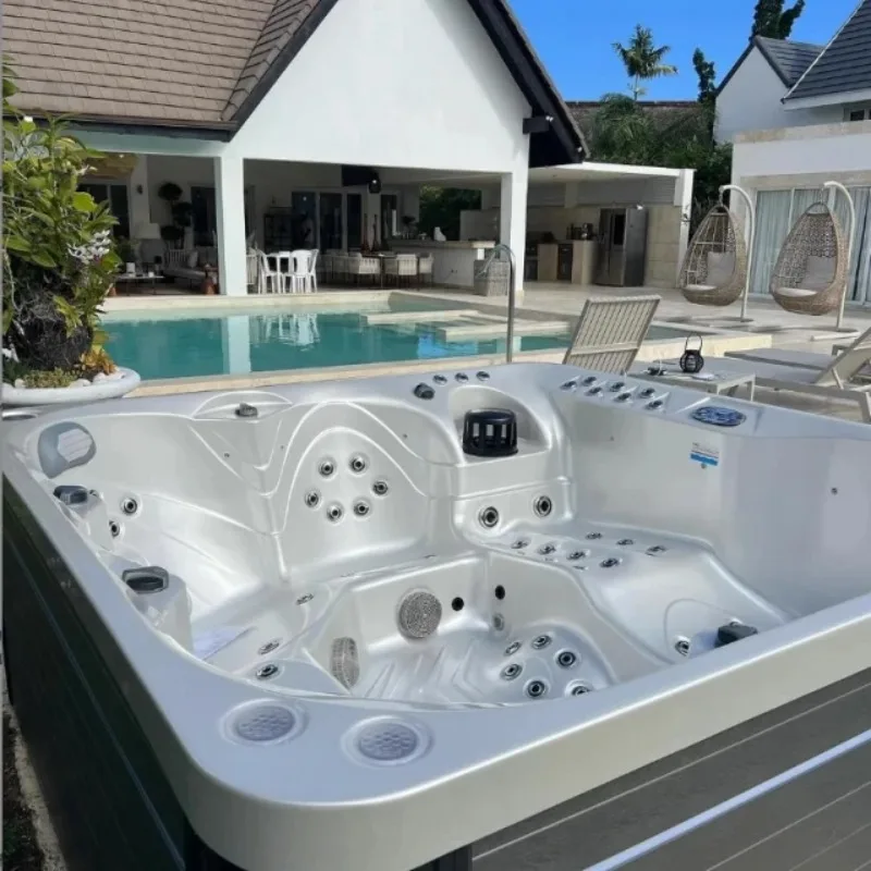 جودة عالية فاخرة 5 أشخاص في الهواء الطلق كبير دوامة حمام تدليك الاكريليك حوض الاستحمام الطائرات سبا بركة حوض استحمام ساخن للمصنع