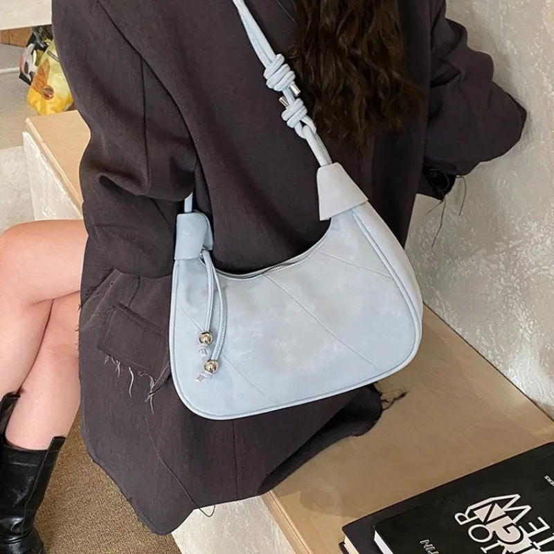 Niche Brand Designer Diaper Bag Women Fashion Vintage Handbag Top Layer Leather Crossbody Shoulder Purse Tote Large Capacity