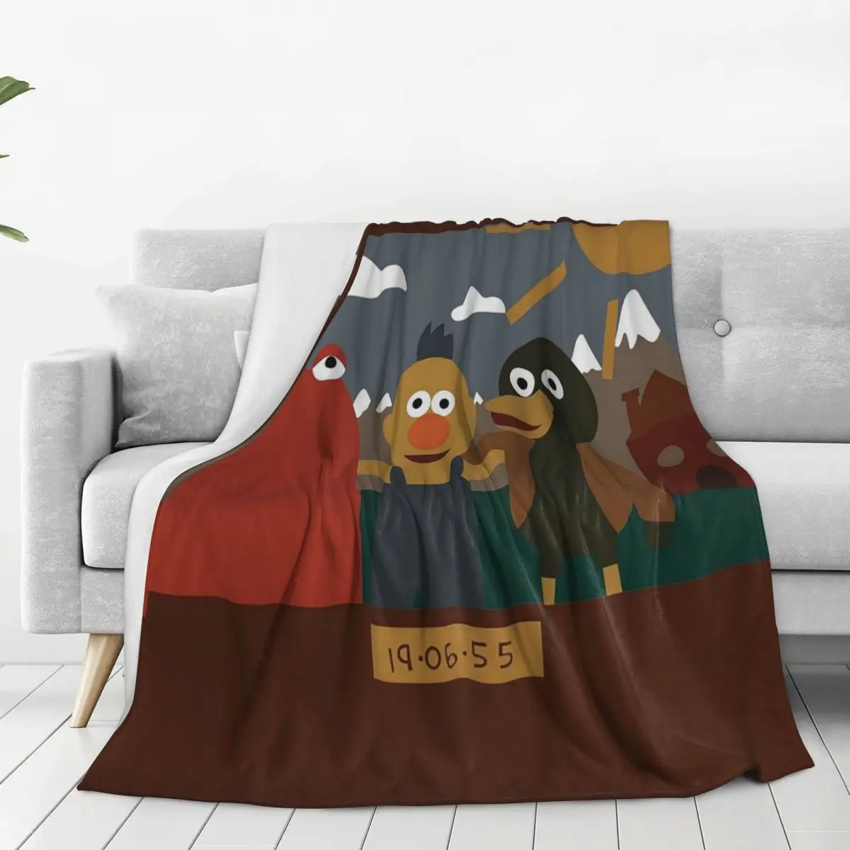 Don't Hug Me I'm Scared Minimalist Blankets Flannel Super Soft Throw Blankets Throw Blanket For Home Office Throws Bedspread