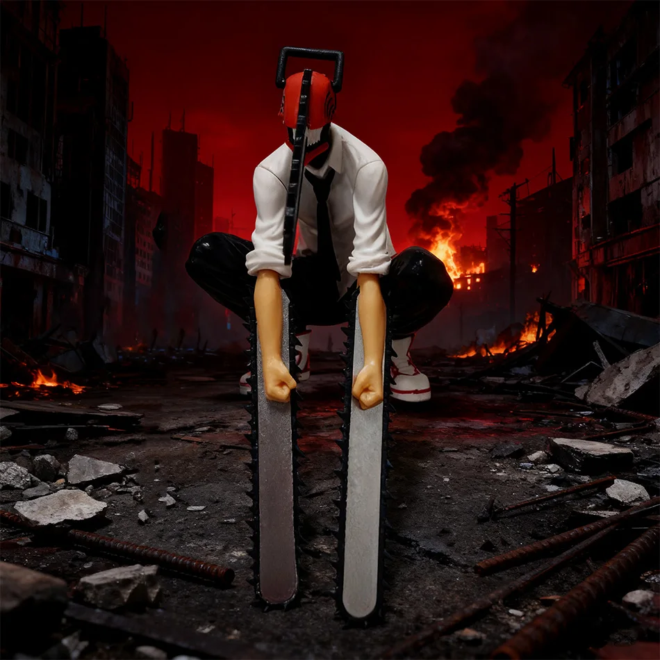 حار بالمنشار رجل دينجي أنيمي الشكل دينجي/الطاقة عمل الشكل 1560 بالمنشار رجل دينجي تمثال الكبار تحصيل نموذج دمية لعبة #1