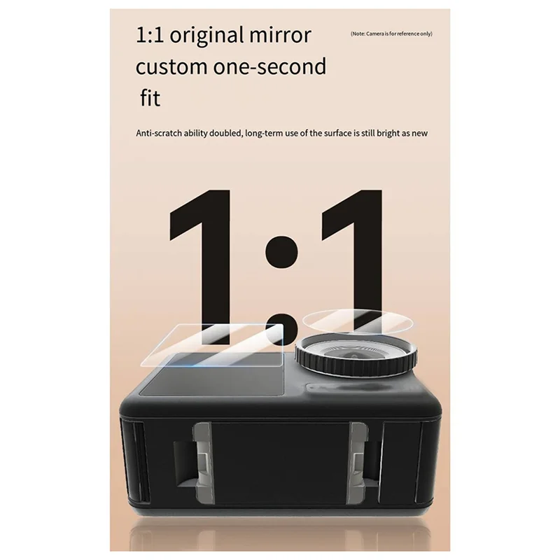 Y19A For DJI Action5pro HD Tempered Film Screen Protector Film Protective Cover Accessories