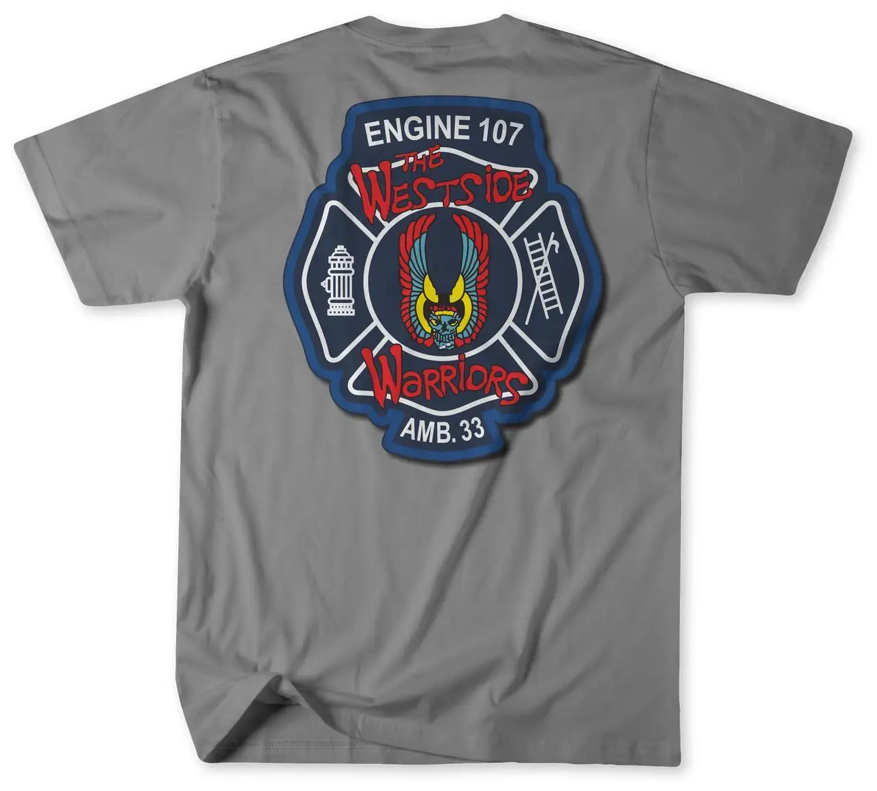 Unofficial Chicago Fire Department Station 107 T Shirt