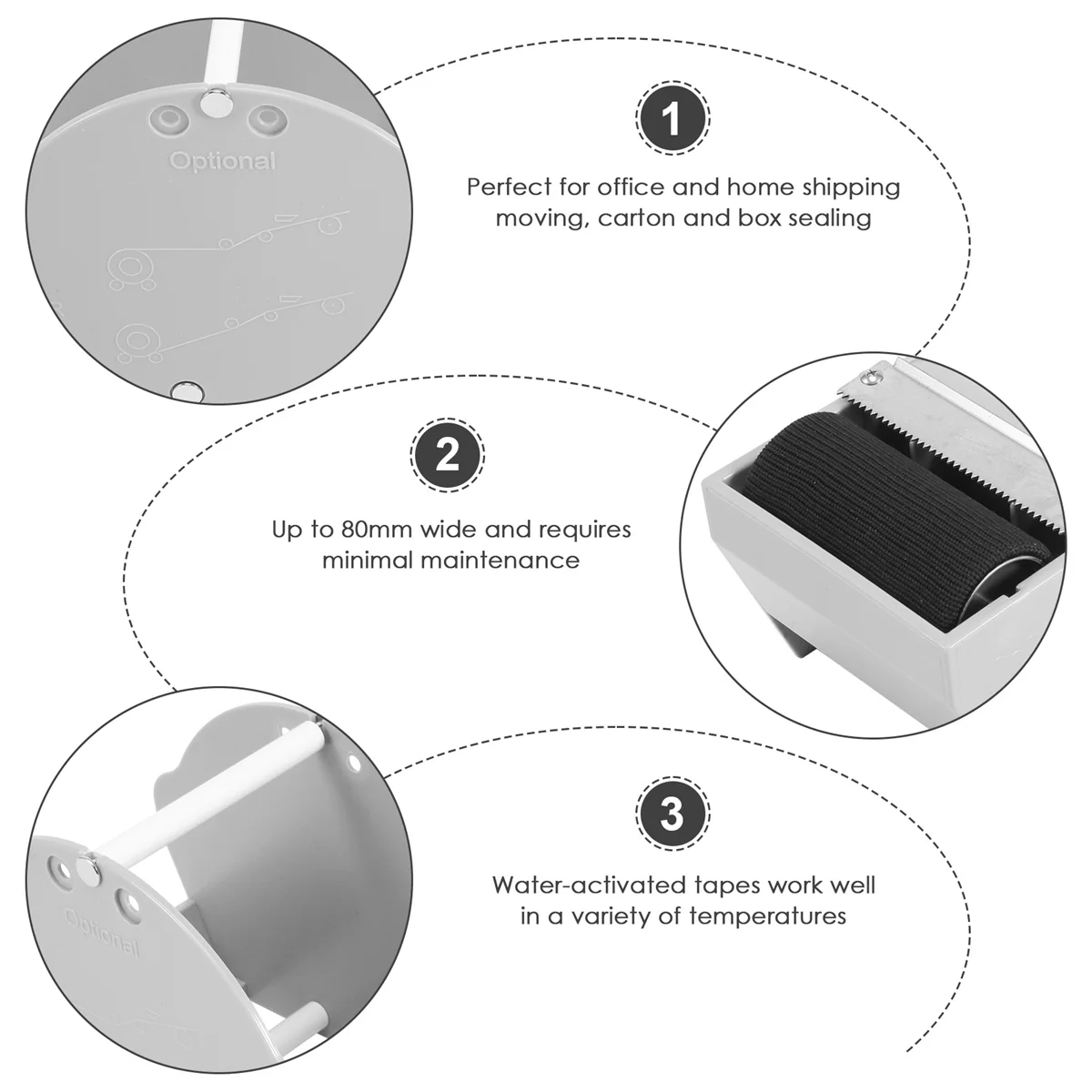 【¡solo-hoy-】dispensador-de-cinta-de-escritorio-cortador-de-papel-kraft-de-agua-humeda-empacadora-de-papel-kraft-suministros-de-oficina-de-carton-sellado