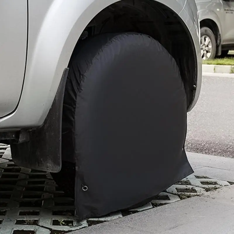 

Spare Tire Cover Waterproof Wheel Covers For Trailer Tires Sun Rain Snow Tyre Protector Fits 27-29in Tires Automotive Wheel