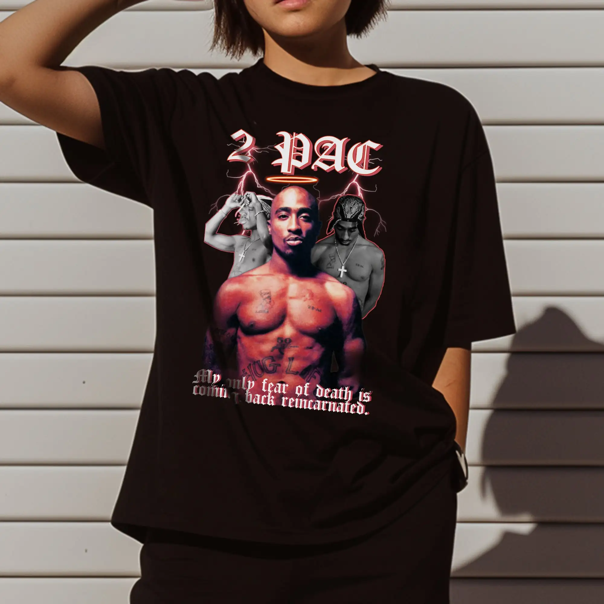 Retro Tupac West Coast t shirt Vintage 90s merch Thug Life bootleg graphic All Eyez on Me homage design tee Funny meme gift