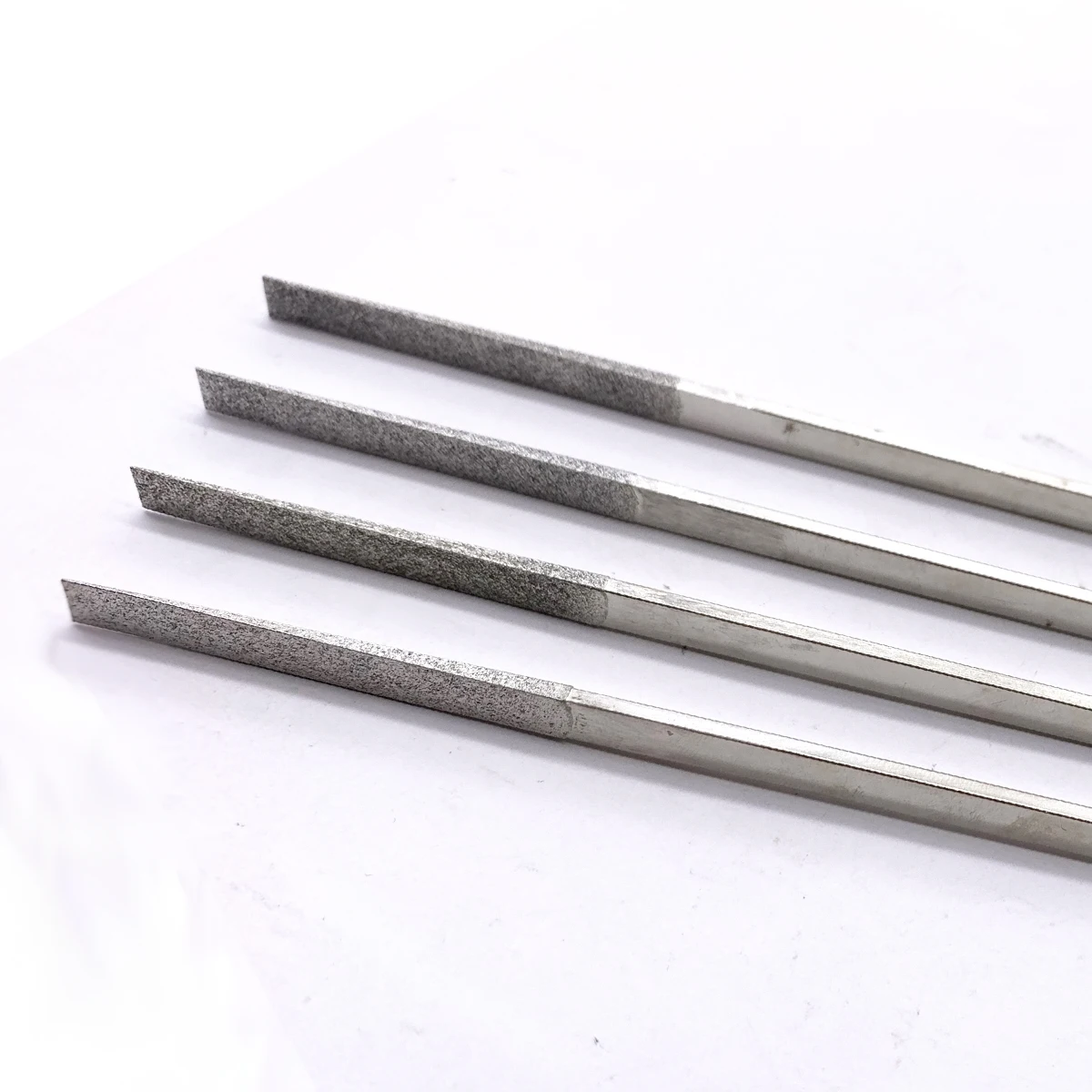 Taiwan Besdia Ultra Thin Flat Oblique Diamond Files CF400 Set Hand Tools for Mold Die Works Stone Carving Craft Plating