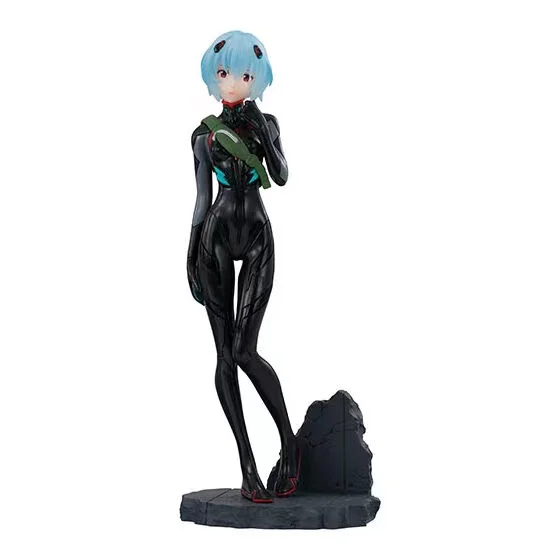 Japanese Bandai Genuine Gacha Scale Model NEON GENESIS EVANGELION Ayanami Rei Character Modeling Decoration Action Figure Toys