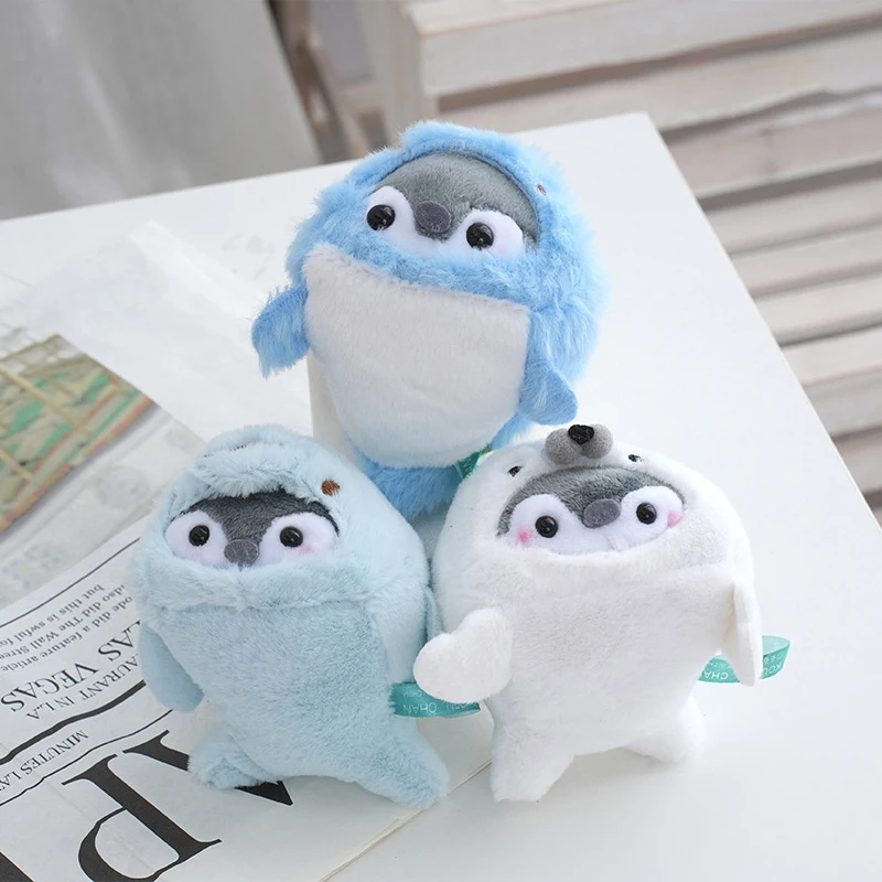 

1Pc Cute Penguin Doll Keys Keychain Girls Cartoon Car Keyring Kawaii Women Bag Accessories Creative Cartoon Plush Doll Keychain