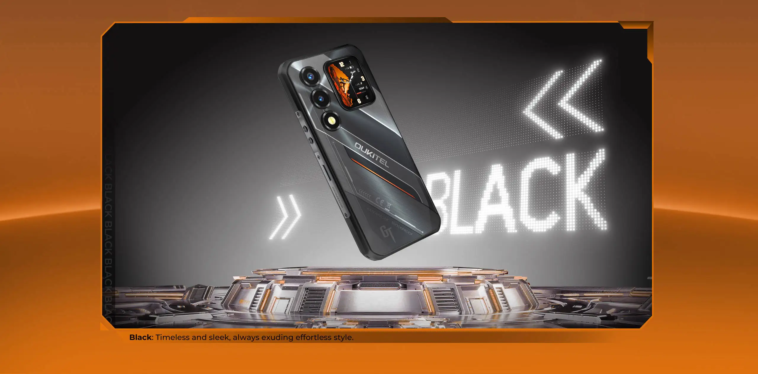 Global version OUKITEL WP66 5G Rugged Phone MTK 7025 6.6" FHD+ 1.81" Dual Screen 36GB+512GB 11000mAh 108MP Smartphone Android 16