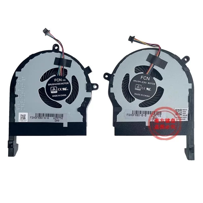 Original New CPU GPU Fan For ASUS FX80 FX80GE FX80FE FX80G FX80GD FZ80G FZ80GD Cooling Fan