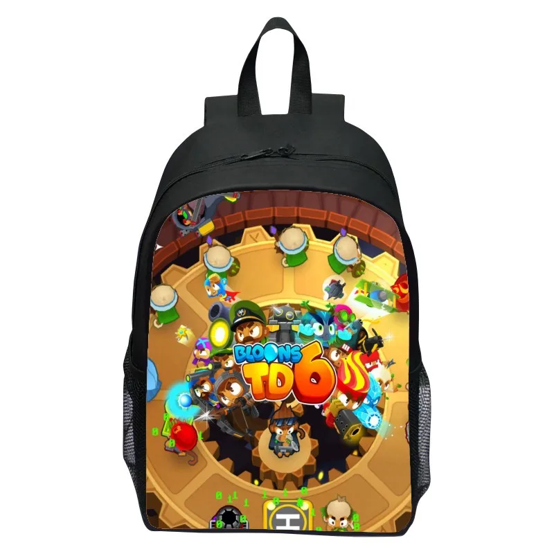 حقيبة ظهر للأطفال مقاس 16 بوصة على شكل برج بالون مضادة للبلونز TD6 حقيبة ظهر لطلاب المدارس الابتدائية والثانوية للأولاد والبنات