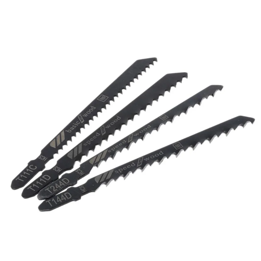 10pcs T-Shank Jig Saw Blades High Carbon Steel Fine And Coarse Teeth For Woodworking Metal Plastic For Bosch Jigsaws