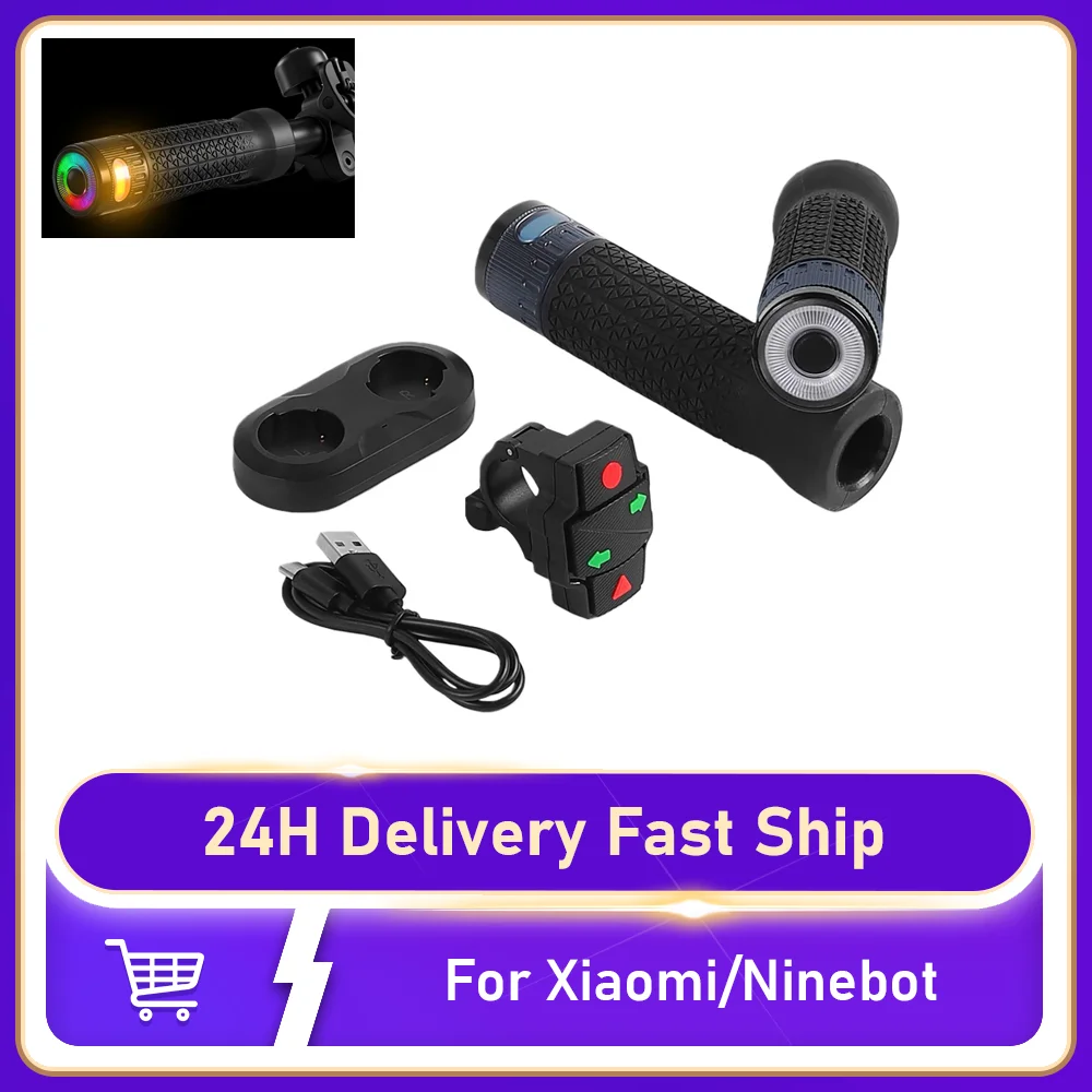 

Handlebar Turn Signal for Ninebot F20 F30 G30 for Xiaomi M365 Pro 1S Pro2 Mi3 Handle Grip Light Scooter Accessories Replacement