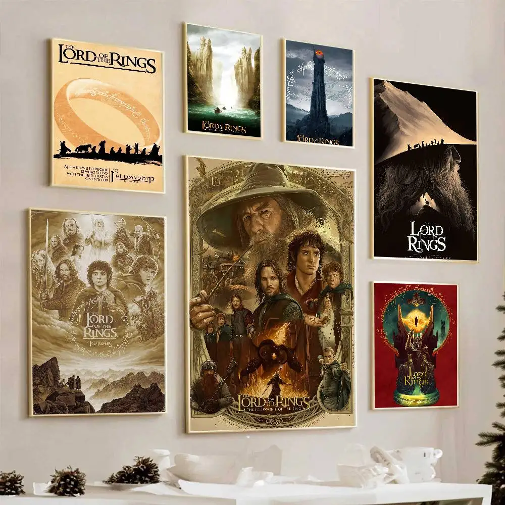 Movie The L-Lord Of The Rings Poster Posters Decorative Paintings Study Bedroom Bar Background Wall Murals Gifts