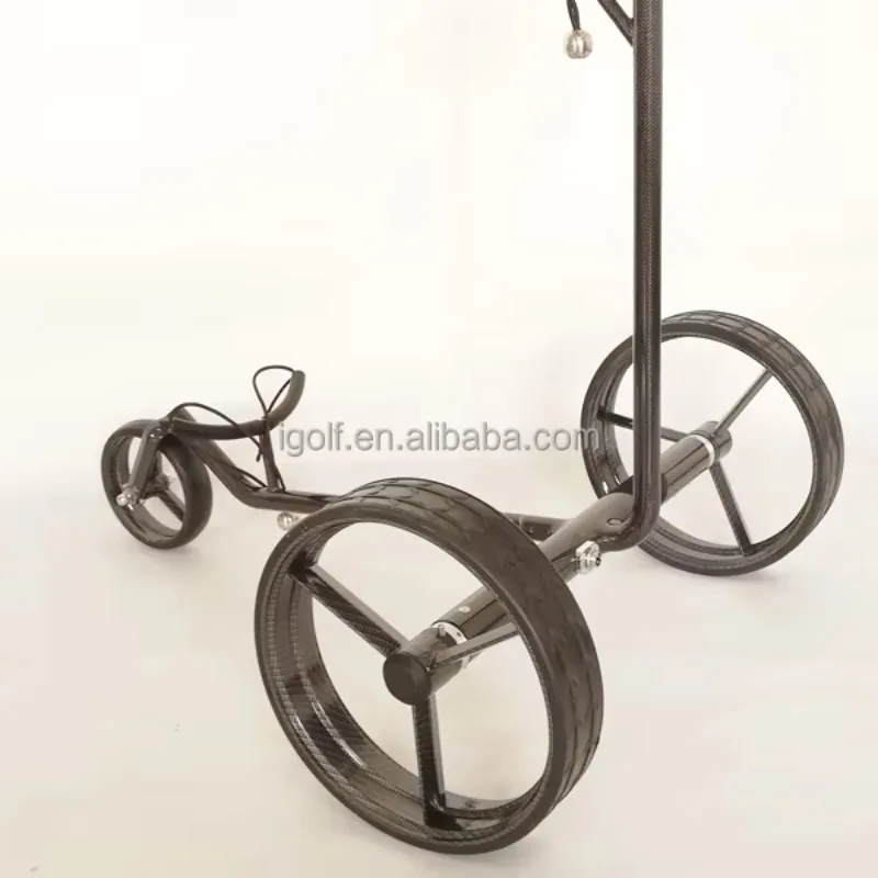 

2025 Direct Sales Max800 Carbon Fiber Golf Trolley Engineered For Challenging Courses With Enhanced Stability Control