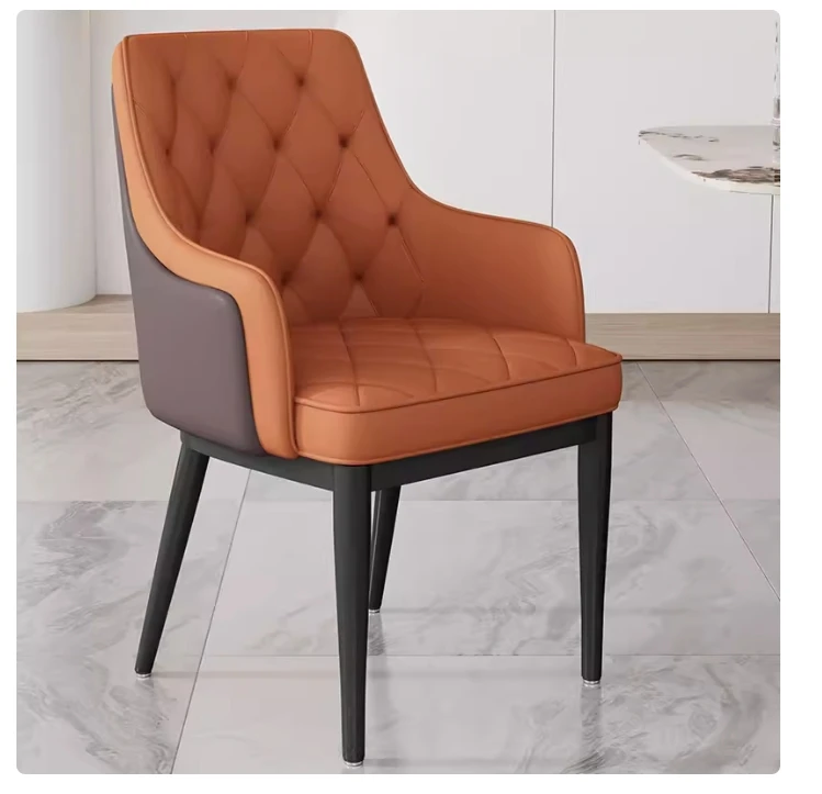 Nordic luxury dining chairs, home designers, dining tables and chairs, high-end hotel room reception and negotiation chairs, des