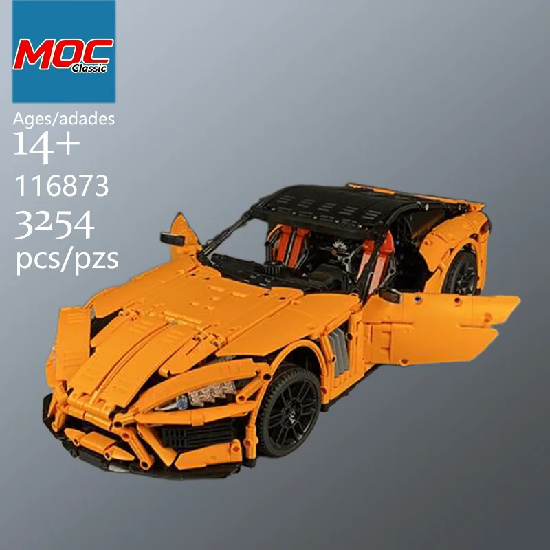 Specially Customized MOC Super V8 Sports Car Technic Model - Trendy Educational Toys - Top Choice Gift for Casual Building Games