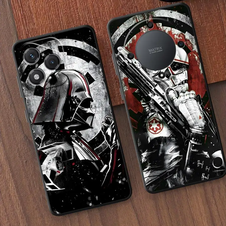 

Soft Back Phone Cover Case for Honor X9 X7 X9c X8 70 X7a 90 Lite 8X X9a Starwars Darth Vader