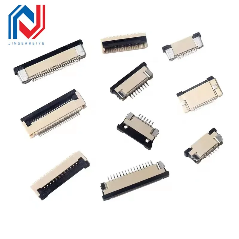 10Pcs FPC FFC Connector 0.5mm 1.0mm AWM 20624 80C 60V VW-1 Flat Cable PCB 4/5/6/7/8/10/12/14/16/18/20/26/30/32/36/40/50/60Pin