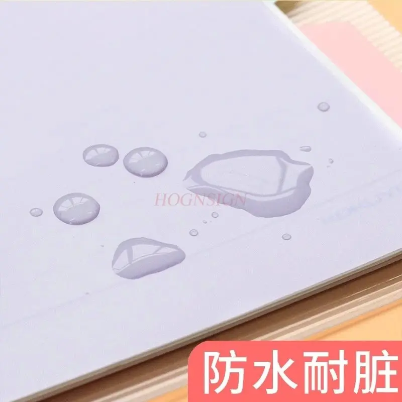8 hojas/juego de cuaderno de hojas sueltas, papel de paginación, carpeta, etiqueta de paginación, papel de índice, tablero de paginación, clasificación de color