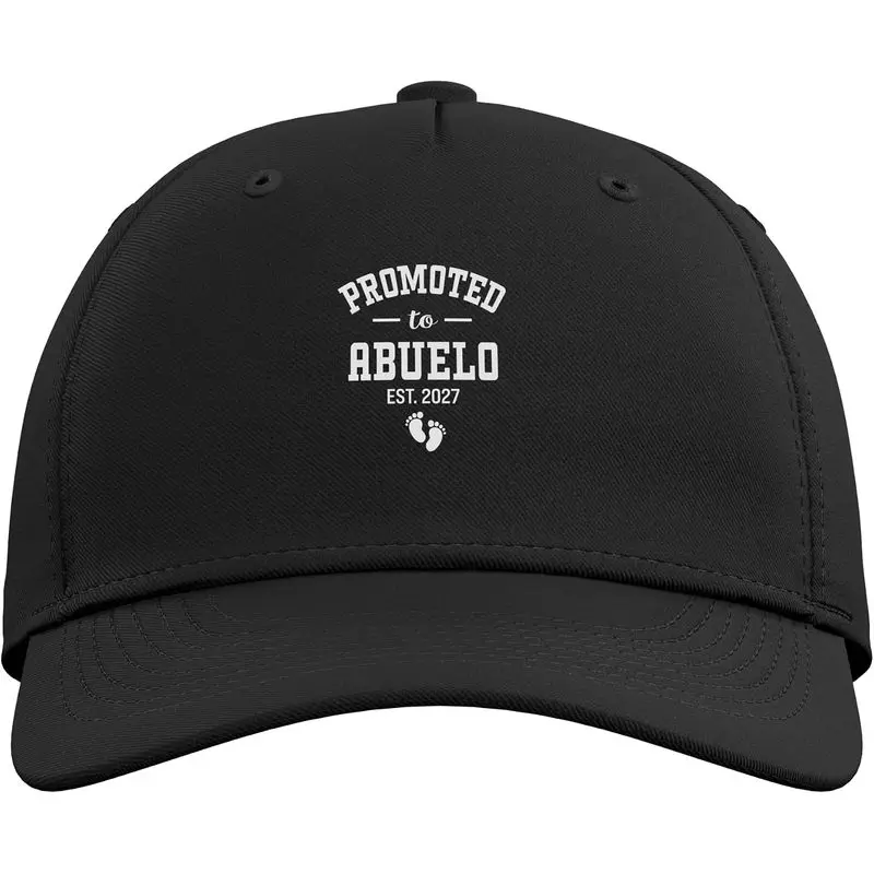 Promoted to Abuelo Est 2027 Spanish Funny Best Grandpa Adjustable Baseball Hat