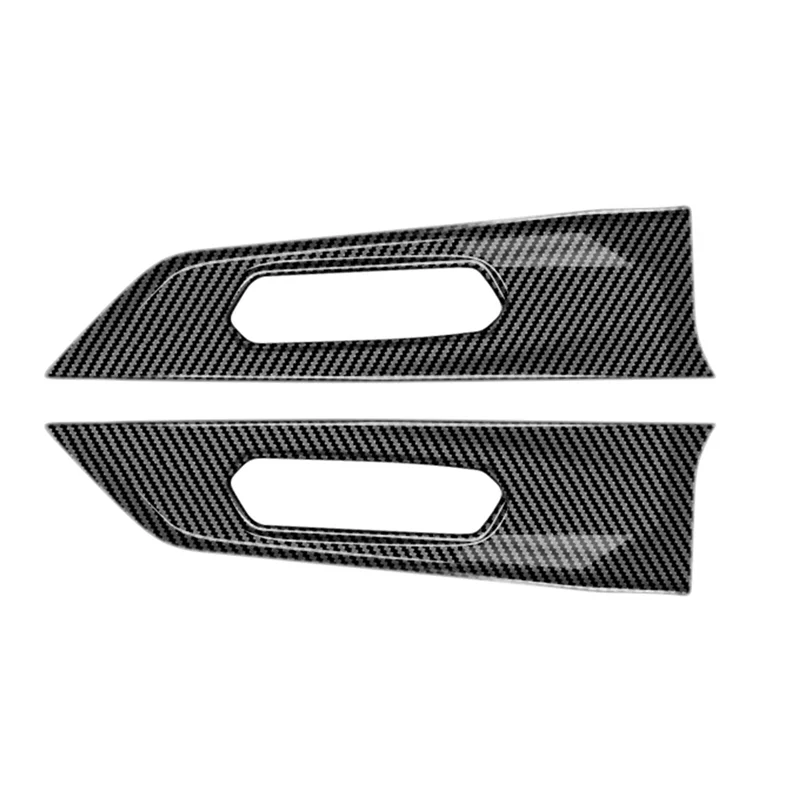 

For Toyota Veloz Avanza 2022+ Carbon Fiber Automotive Interior Inner Front Door Panel Strip Cover Frame