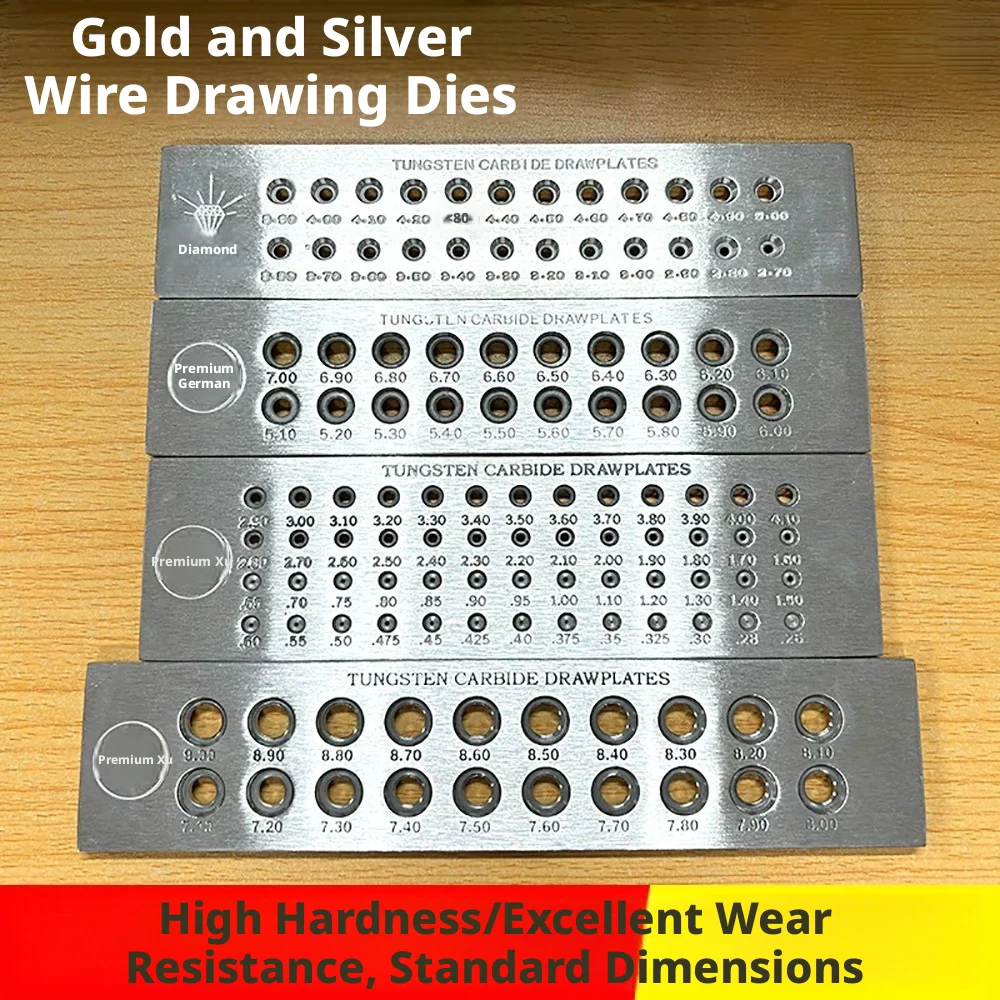 

Round wire drawing board, gold and silver wire drawing board, semi-circular wire drawing board, gold jewelry tool