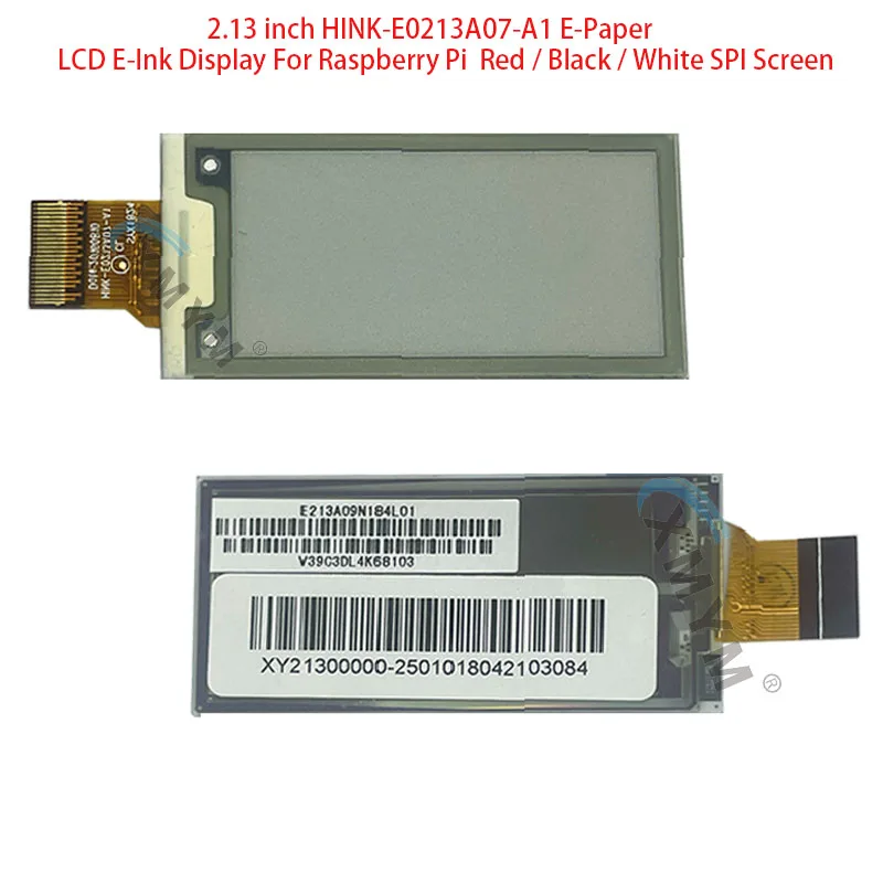 2.13 inch HINK-E0213A07-A1 E-Paper LCD E-Ink Display For Raspberry Pi  Red / Black / White SPI Screen