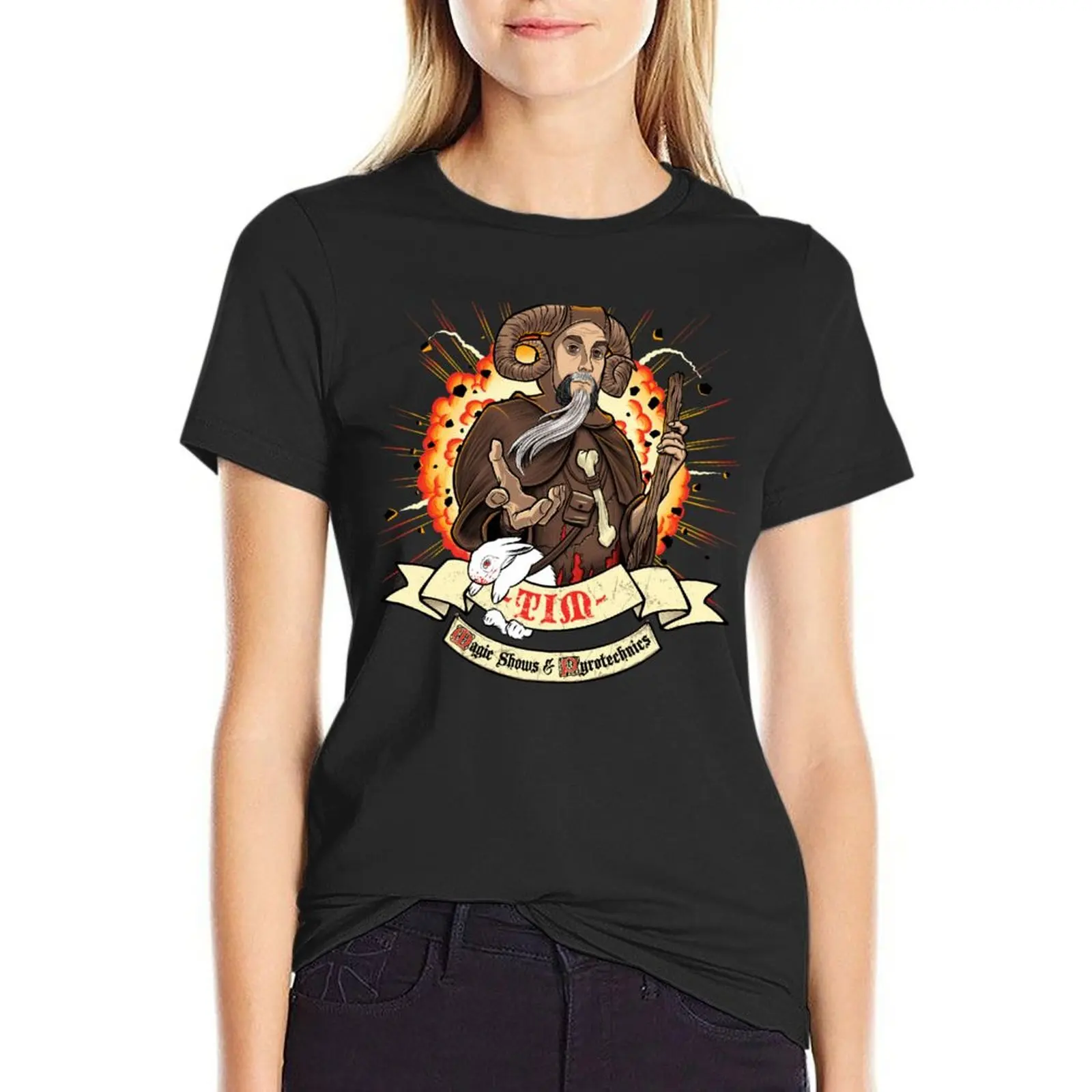 The Enchanter T-Shirt graphics cute tops black t shirts for Women