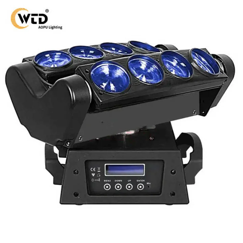 

Светодиодный прожектор AOPU Cheap DJ 8x10 Spider Led Beam Moving Head Light SPI Artnet Ethernet для сцены, дискотек и свадеб
