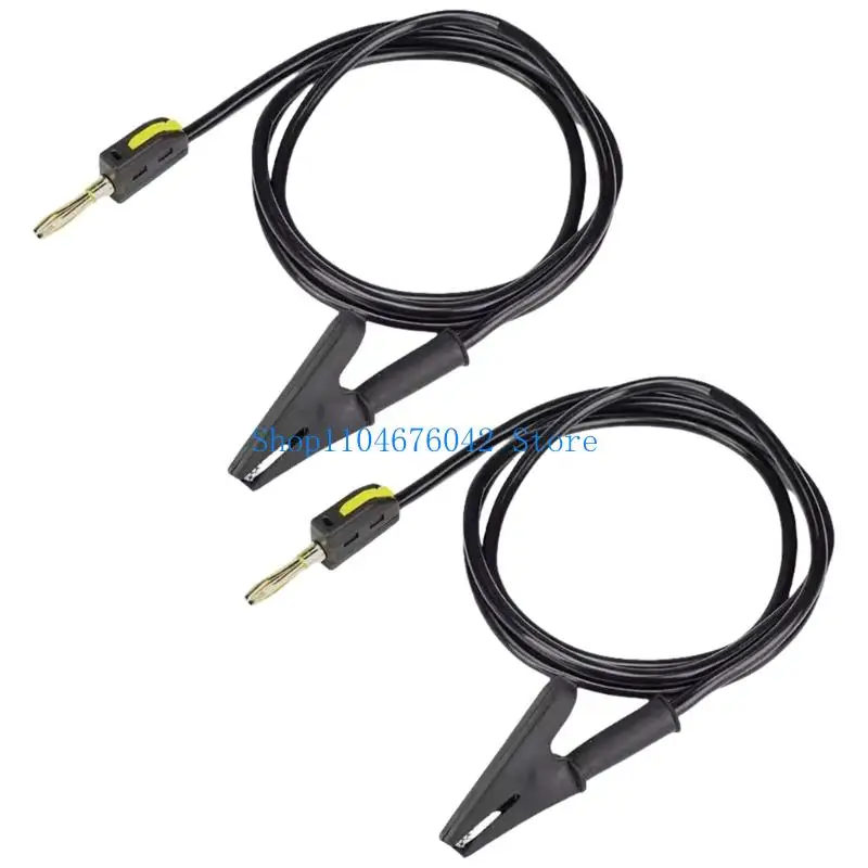 652F Multimeter Safety Test Cables Set 4mm Banana Plugs Insulated Probes For Circuits