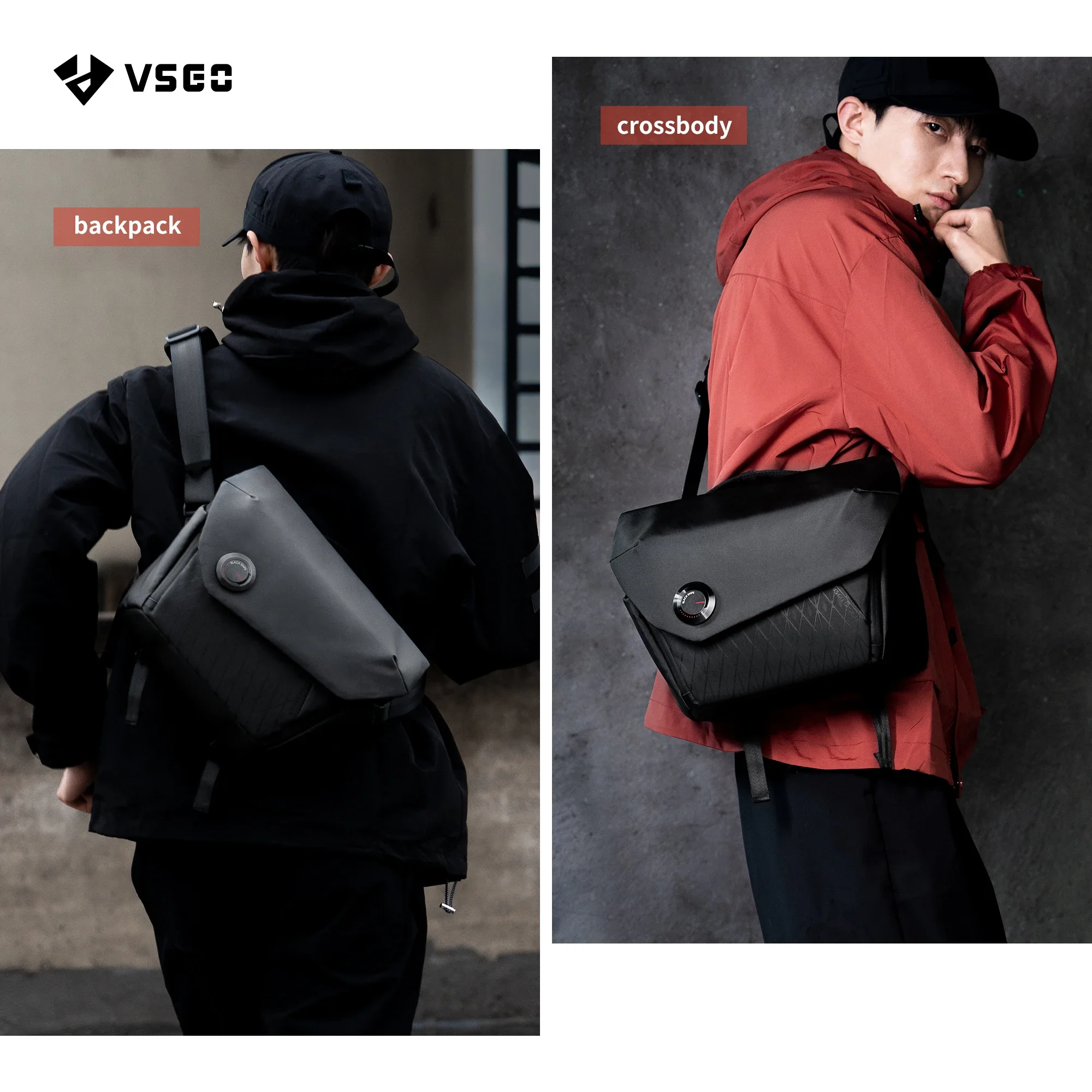 VSGO odborný fotografie brašna 6L single-shoulder kurýr brašna, micro-slr kamera digitální prodleva aparatura dedikované commuter