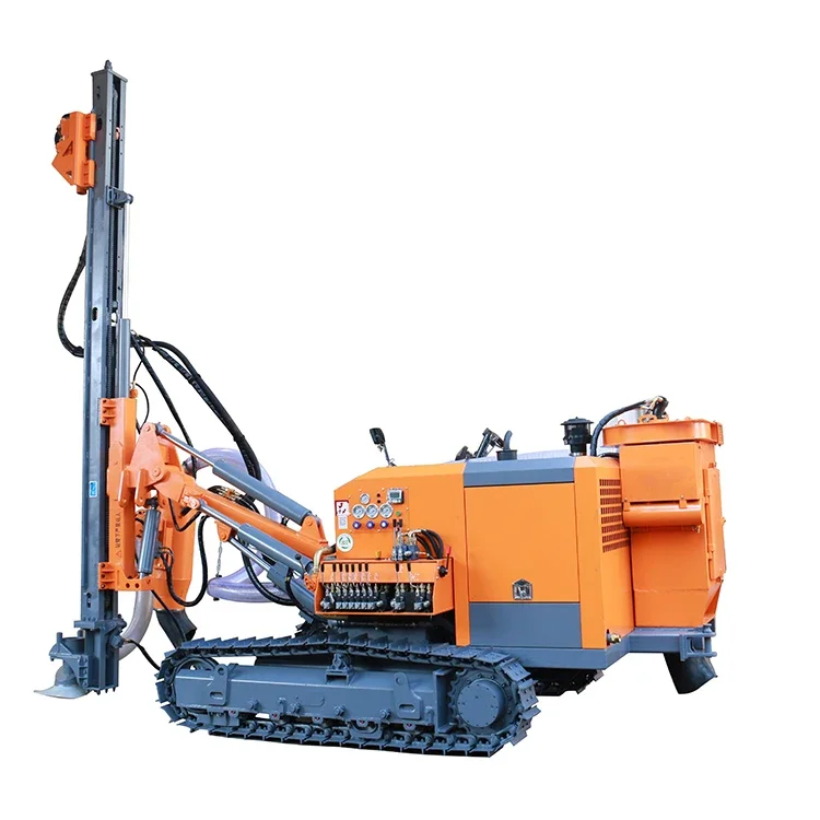 electric 45kw rock borehole drill rig machine with air compressor for kenya